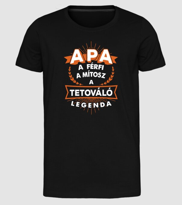  minta fekete pólón