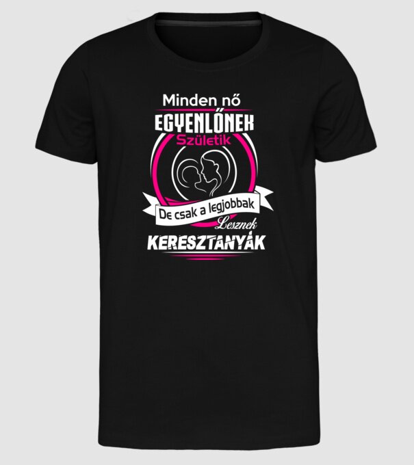  minta fekete pólón