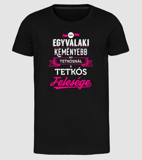  minta fekete pólón