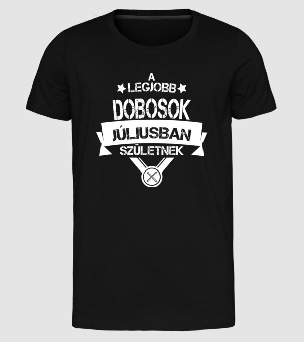  minta fekete pólón