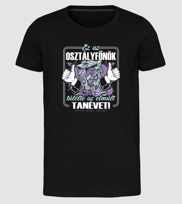  minta fekete pólón
