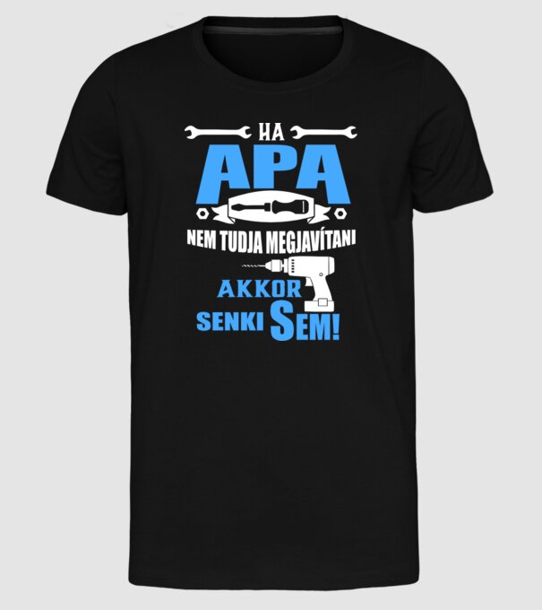  minta fekete pólón