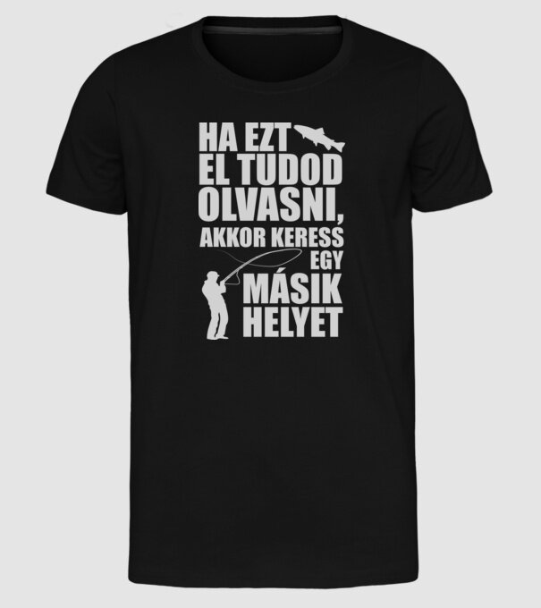  minta fekete pólón