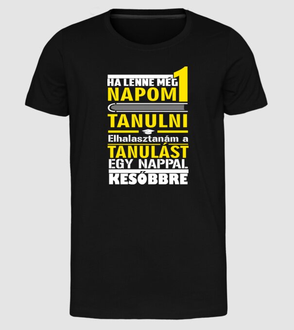  minta fekete pólón