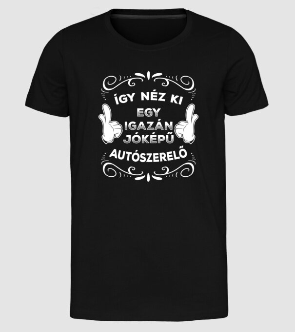  minta fekete pólón