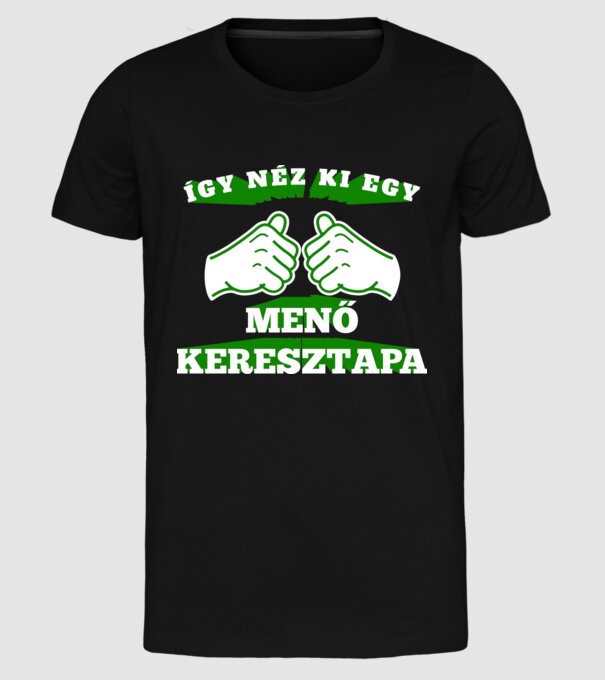  minta fekete pólón