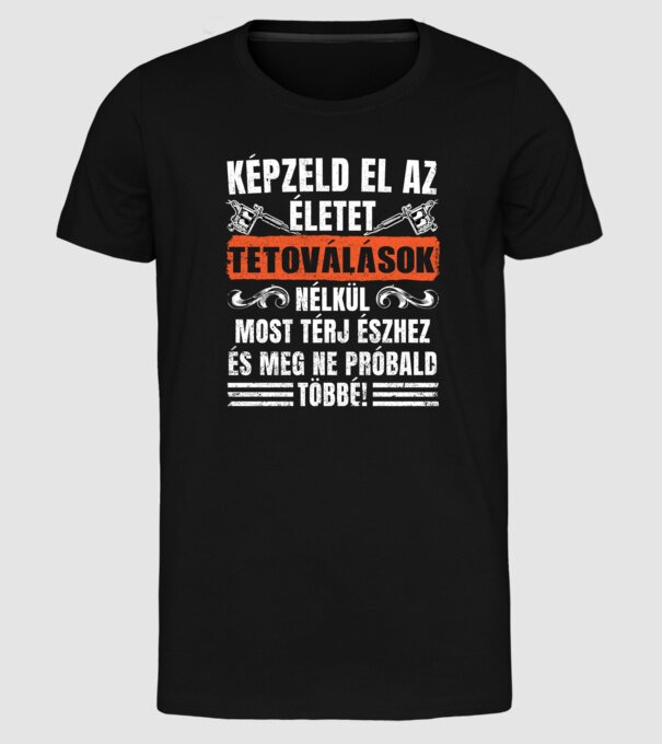  minta fekete pólón