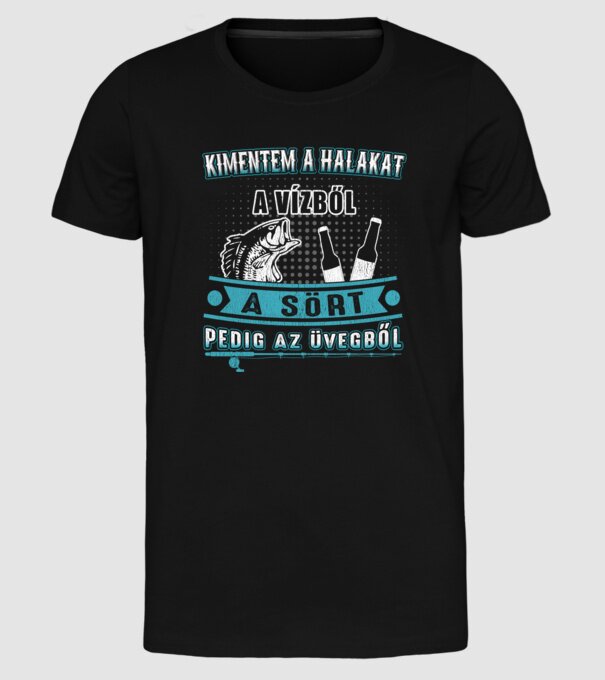 minta fekete pólón