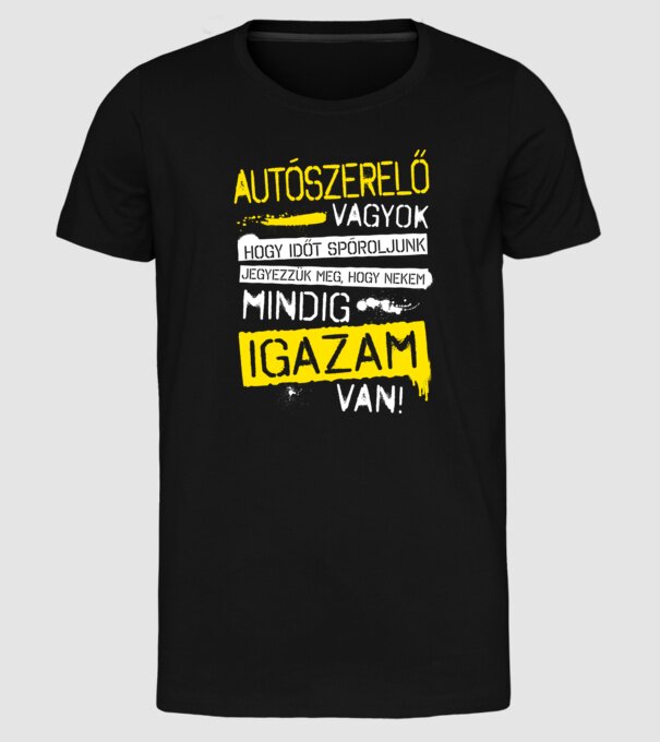  minta fekete pólón
