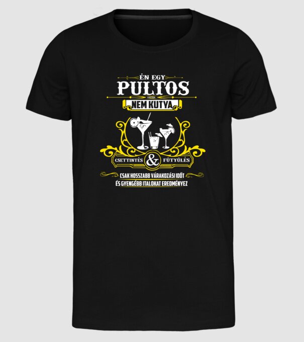  minta fekete pólón