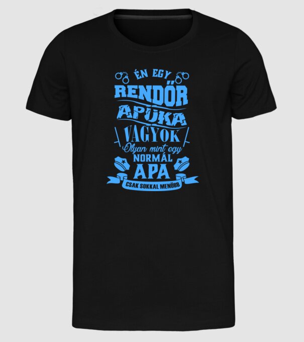  minta fekete pólón