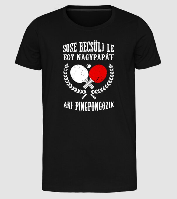  minta fekete pólón