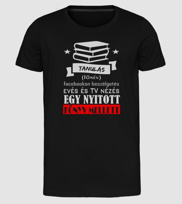  minta fekete pólón