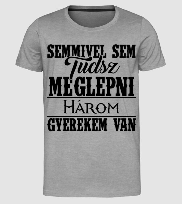  minta szürke pólón