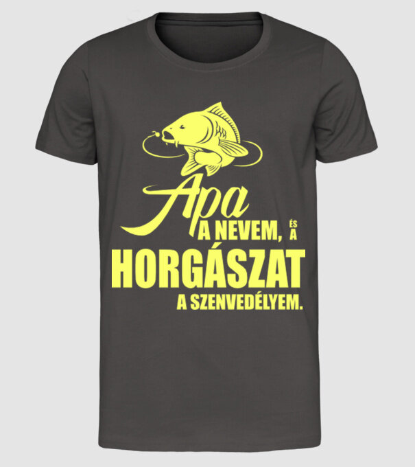  minta sötétszürke pólón