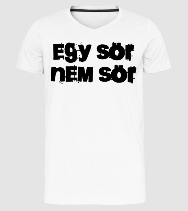  minta fehér pólón