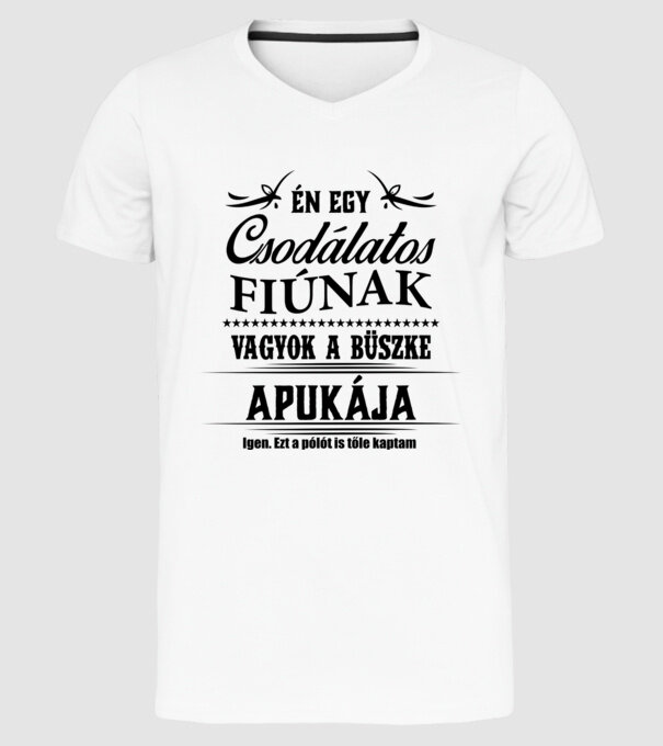  minta fehér pólón