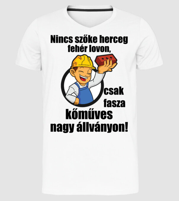  minta fehér pólón