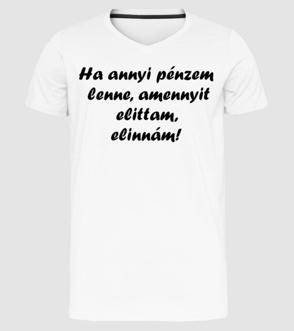  minta fehér pólón