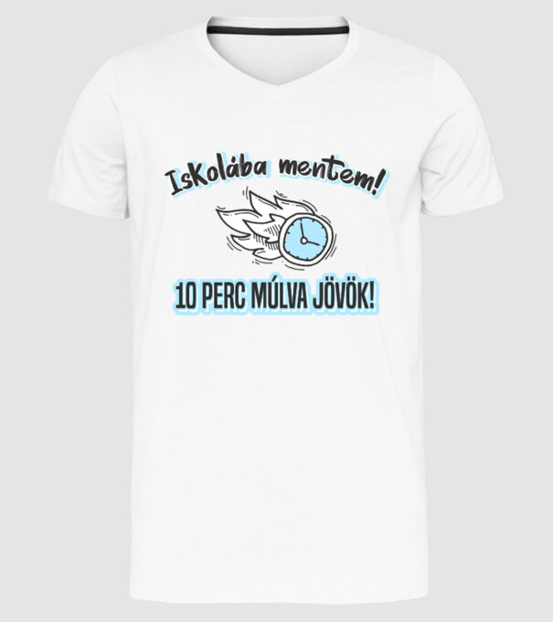  minta fehér pólón