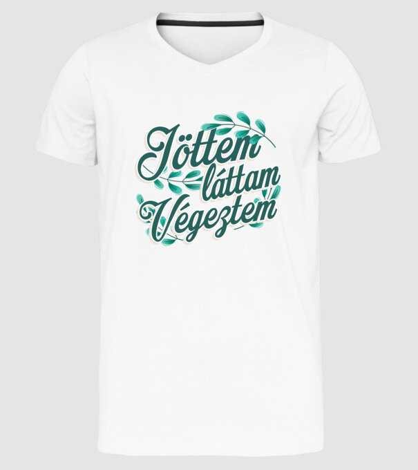  minta fehér pólón