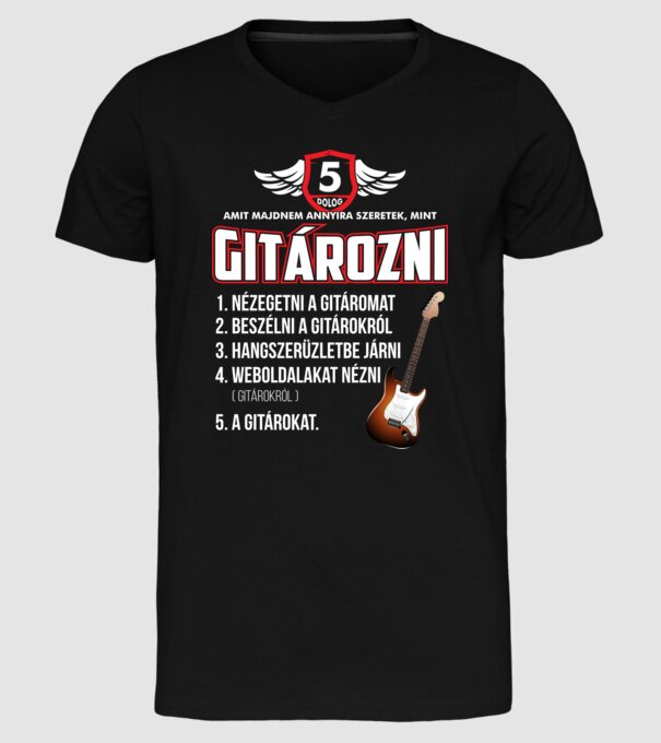  minta fekete pólón