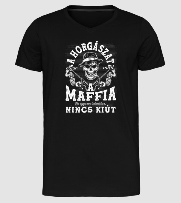  minta fekete pólón