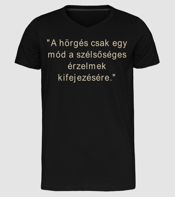  minta fekete pólón