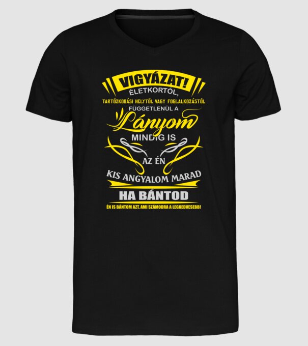  minta fekete pólón