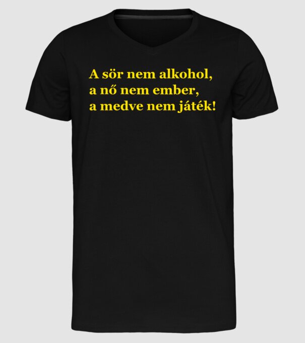  minta fekete pólón