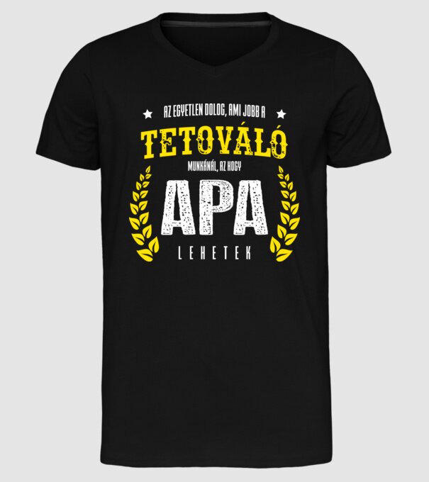  minta fekete pólón