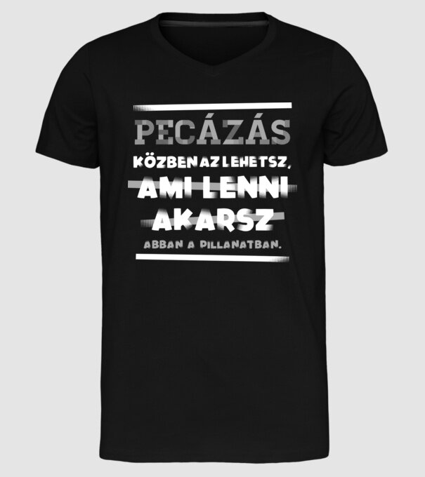  minta fekete pólón