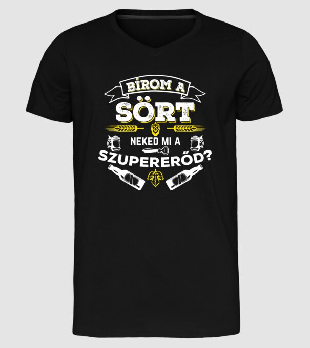  minta fekete pólón