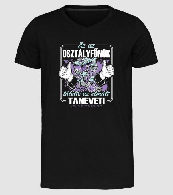  minta fekete pólón