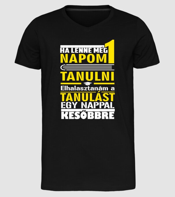  minta fekete pólón