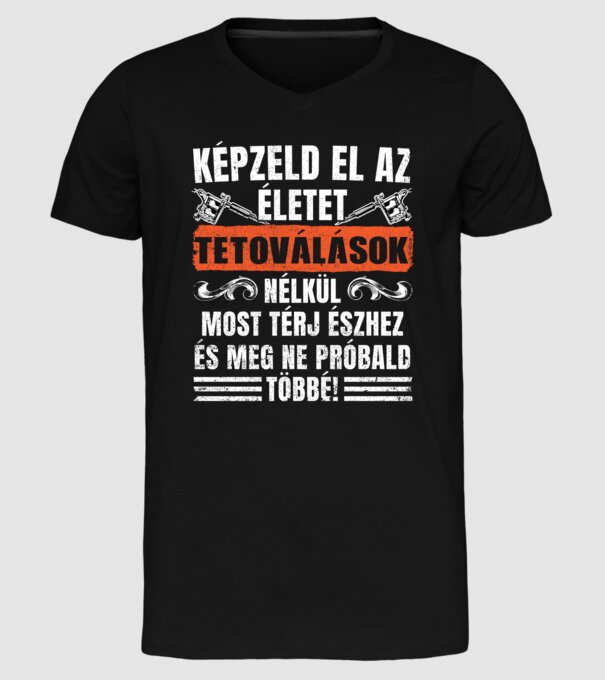  minta fekete pólón