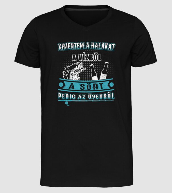  minta fekete pólón