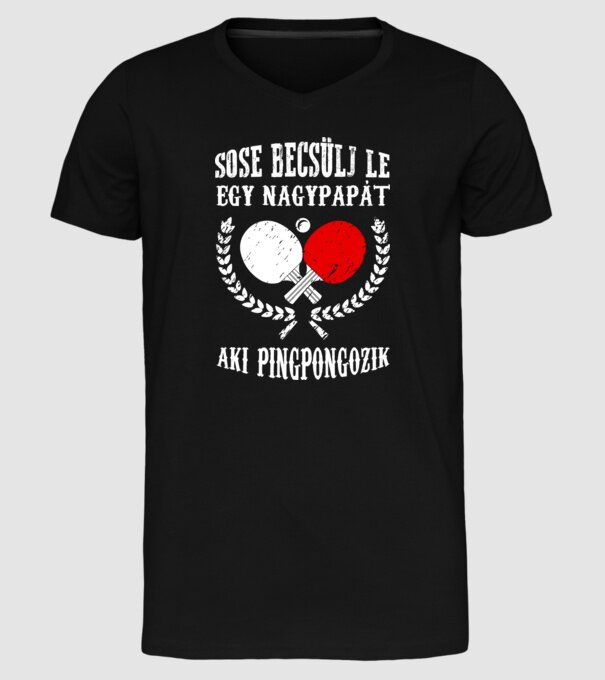  minta fekete pólón