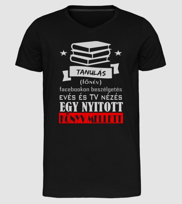  minta fekete pólón
