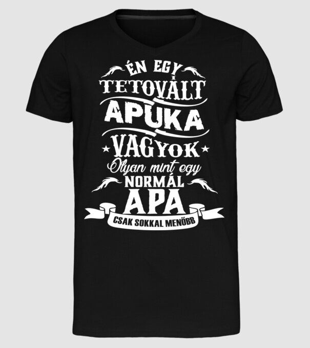  minta fekete pólón