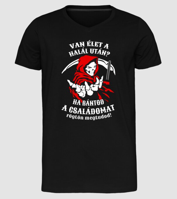  minta fekete pólón