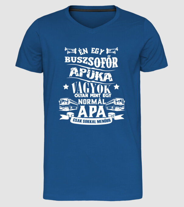 minta királykék pólón