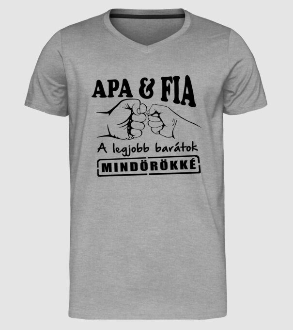  minta szürke pólón