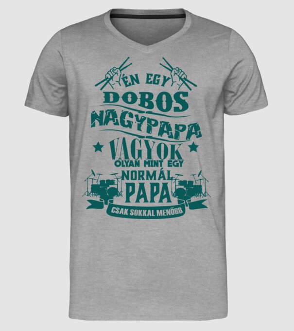  minta szürke pólón