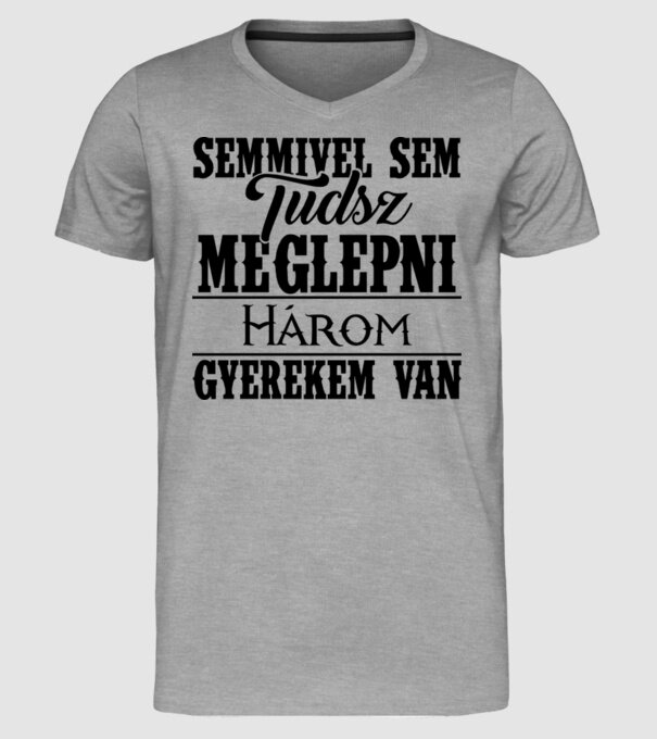  minta szürke pólón