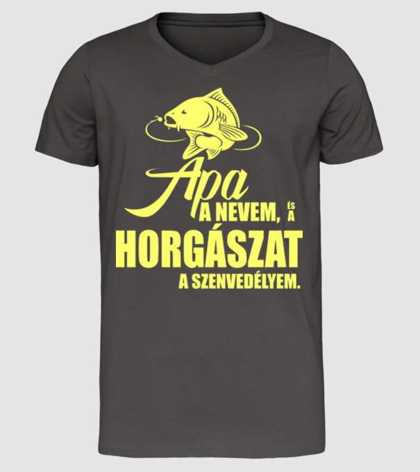  minta sötétszürke pólón