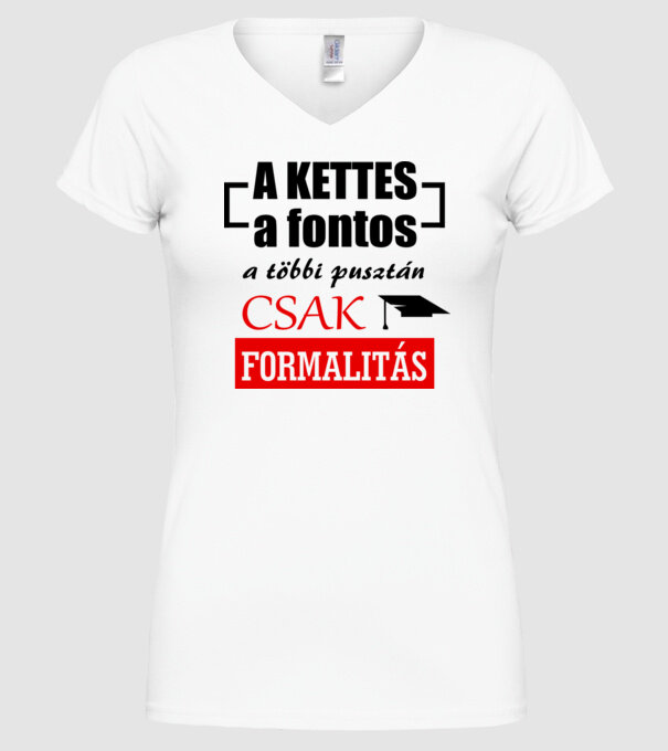  minta fehér pólón
