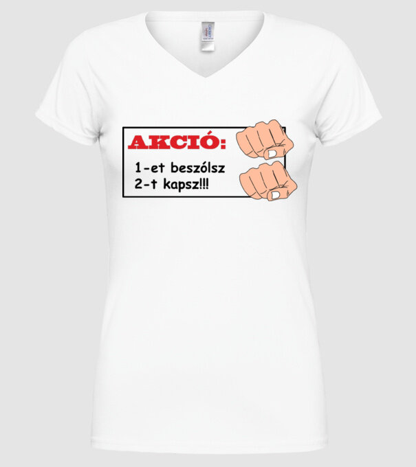  minta fehér pólón