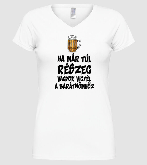  minta fehér pólón