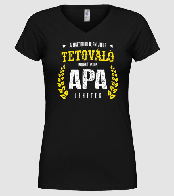  minta fekete pólón